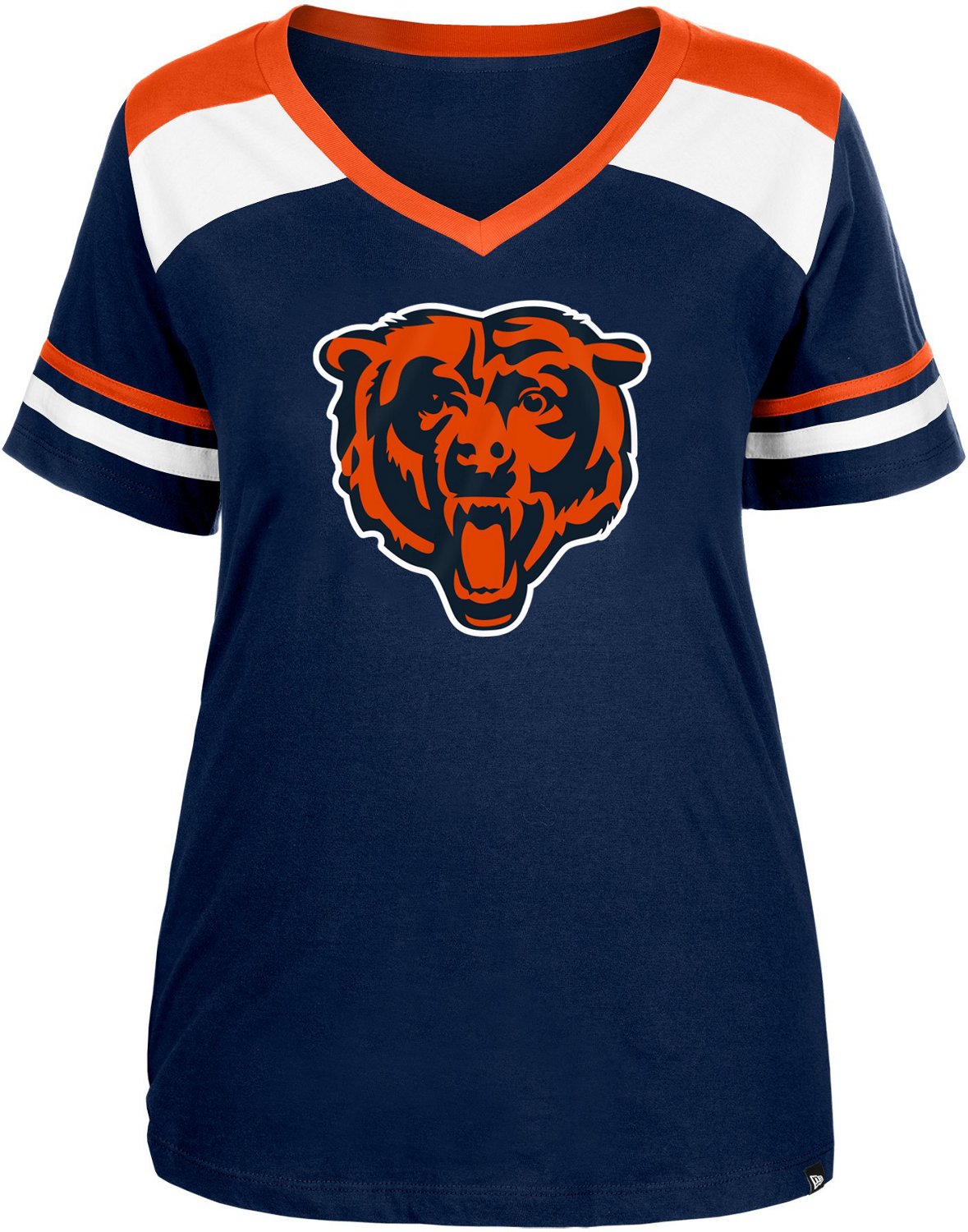 New Era Women's Chicago Bears V-neck T-shirt