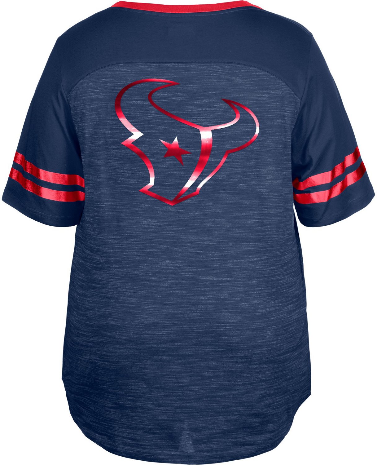 New Era / Women's Texas Rangers Space Dye Blue T-Shirt