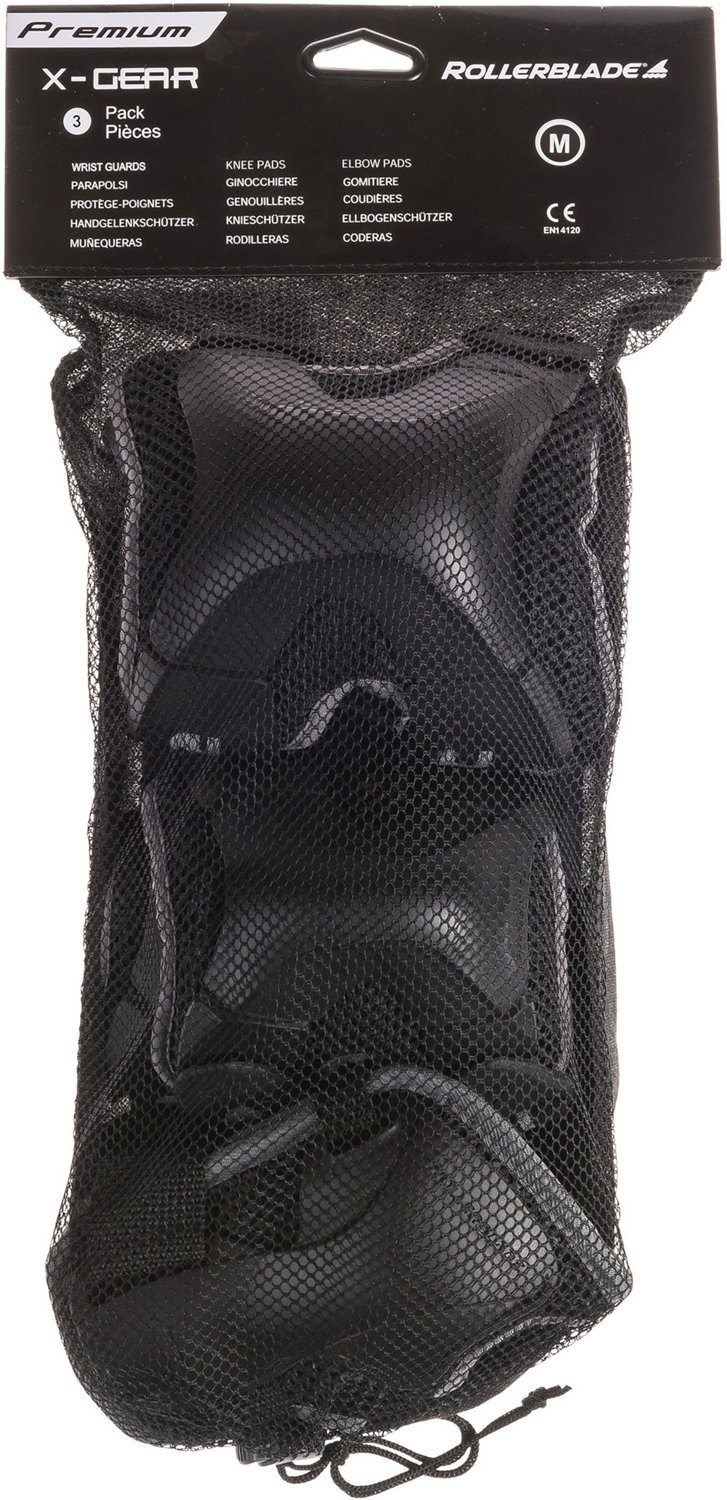 Rollerblade Men's X-Gear Protective Pads 3-Pack