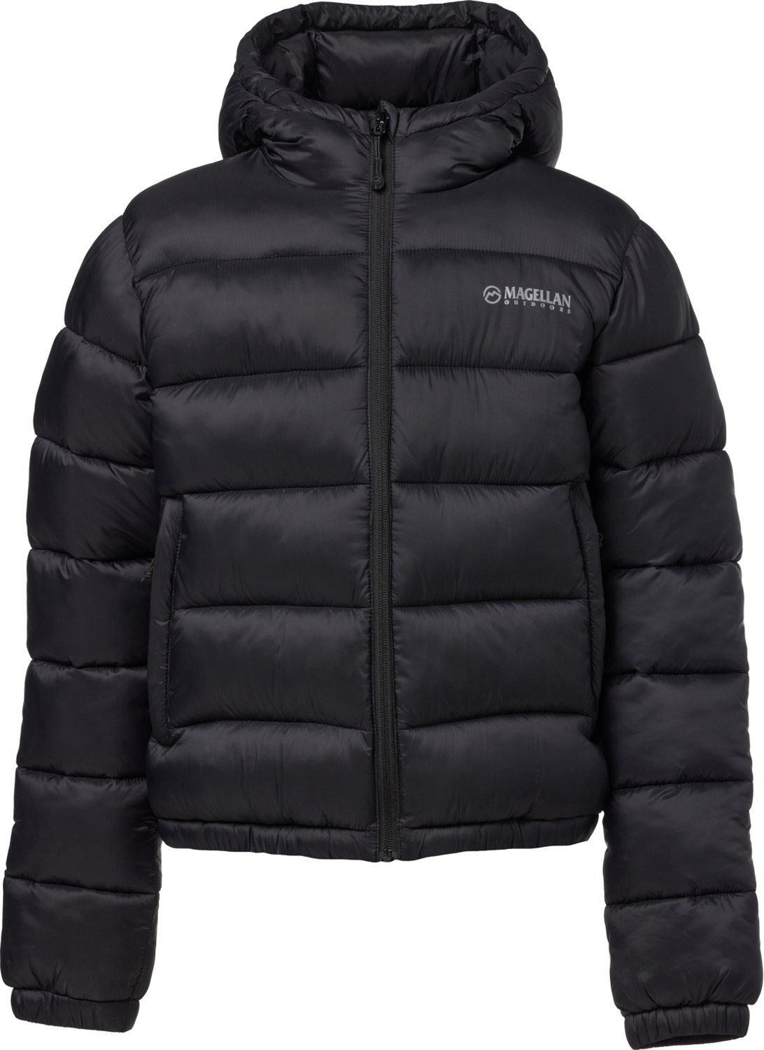 Magellan Outdoors Women's Lost Pines II Crop Hooded Puffer Jacket