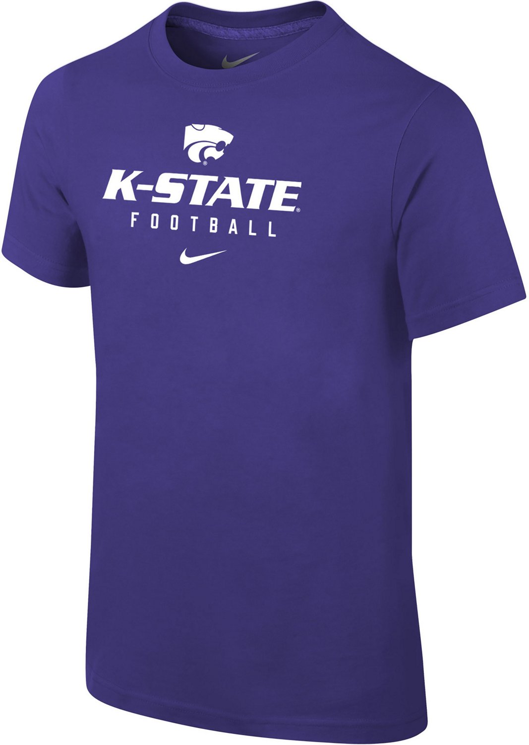 Nike Boys' Kansas State University Core Cotton Team Issue T-shirt