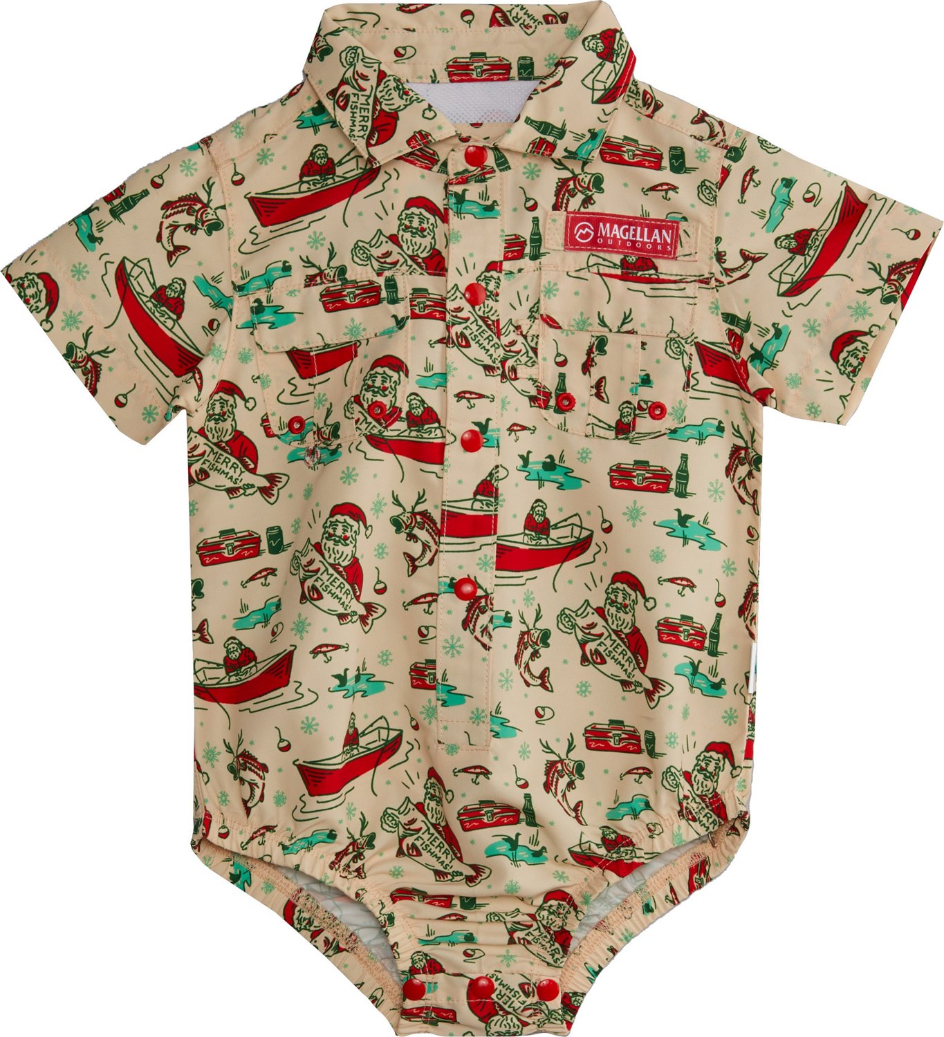 Magellan Outdoors Infant Boys' Laguna Madre Holiday Onesie