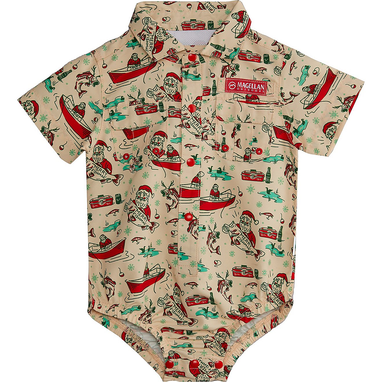 Magellan Outdoors Infant Boys' Laguna Madre Holiday Onesie                                                                       - view number 1
