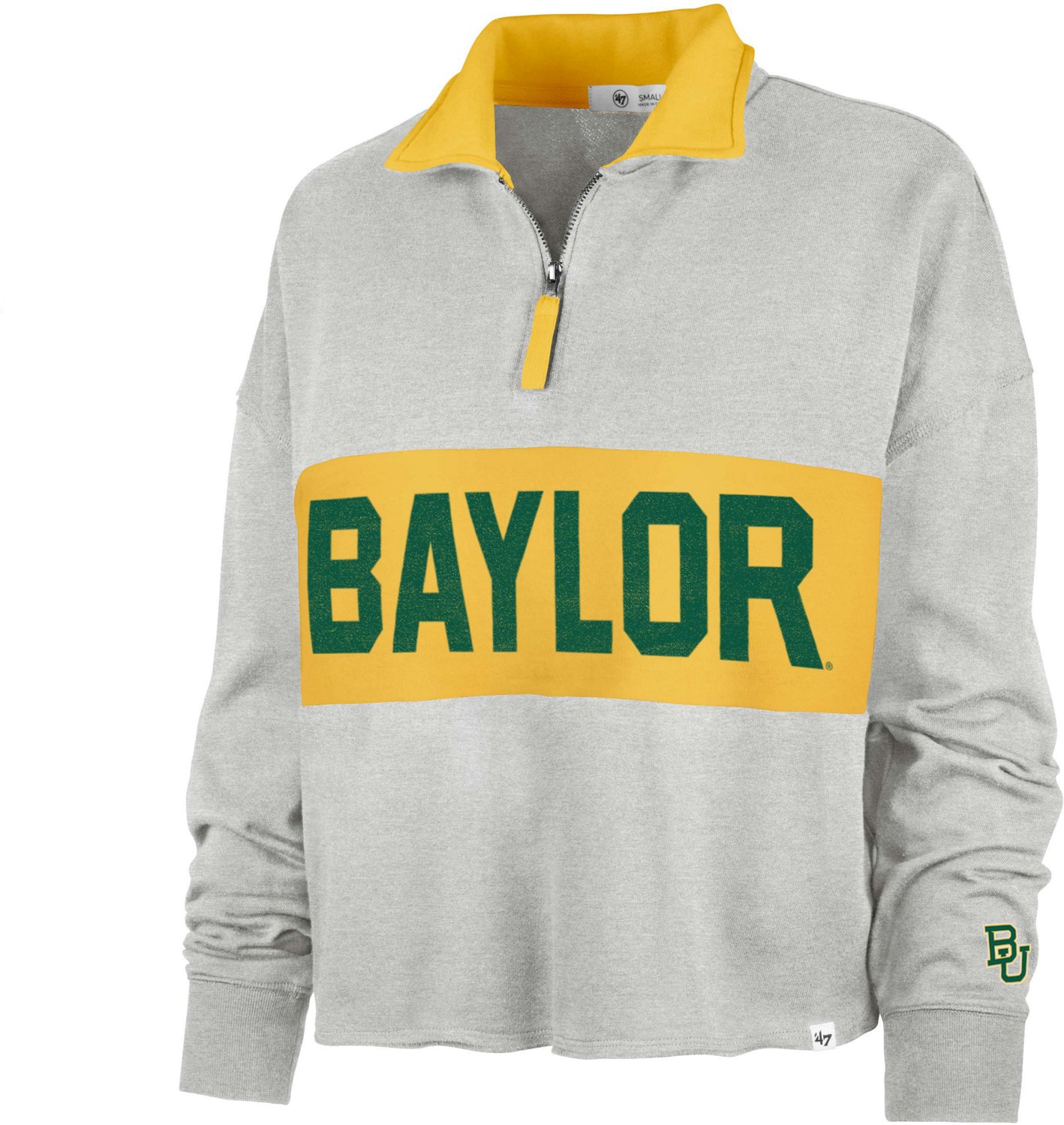 '47 Women's Baylor University Breakthrough Remi 1/4-Zip Sweatshirt