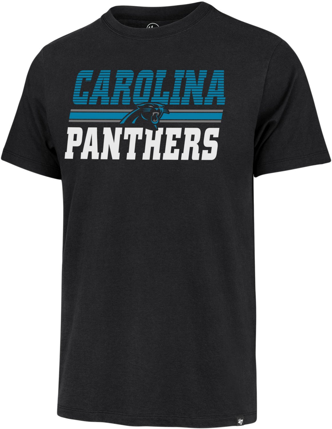 '47 Men's Carolina Panthers Run Thru Franklin Short Sleeve Shirt | Academy