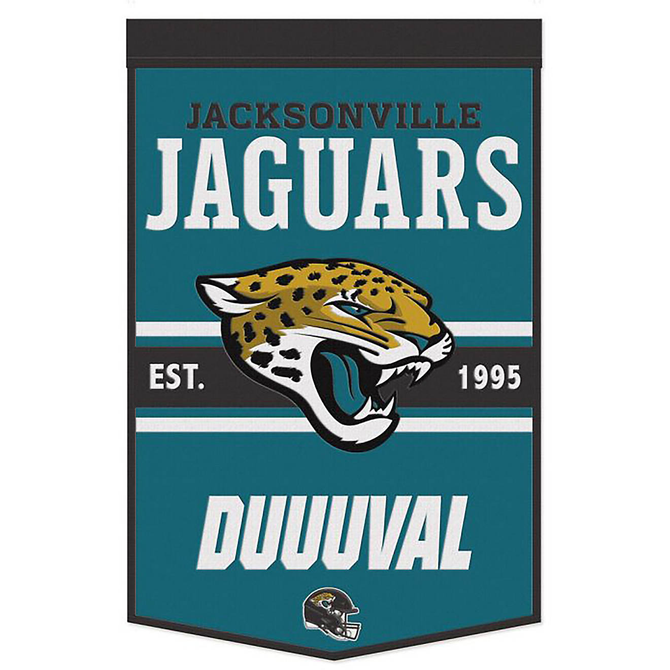 WinCraft Jacksonville Jaguars 24 in x 38 in Wool Banner                                                                          - view number 1