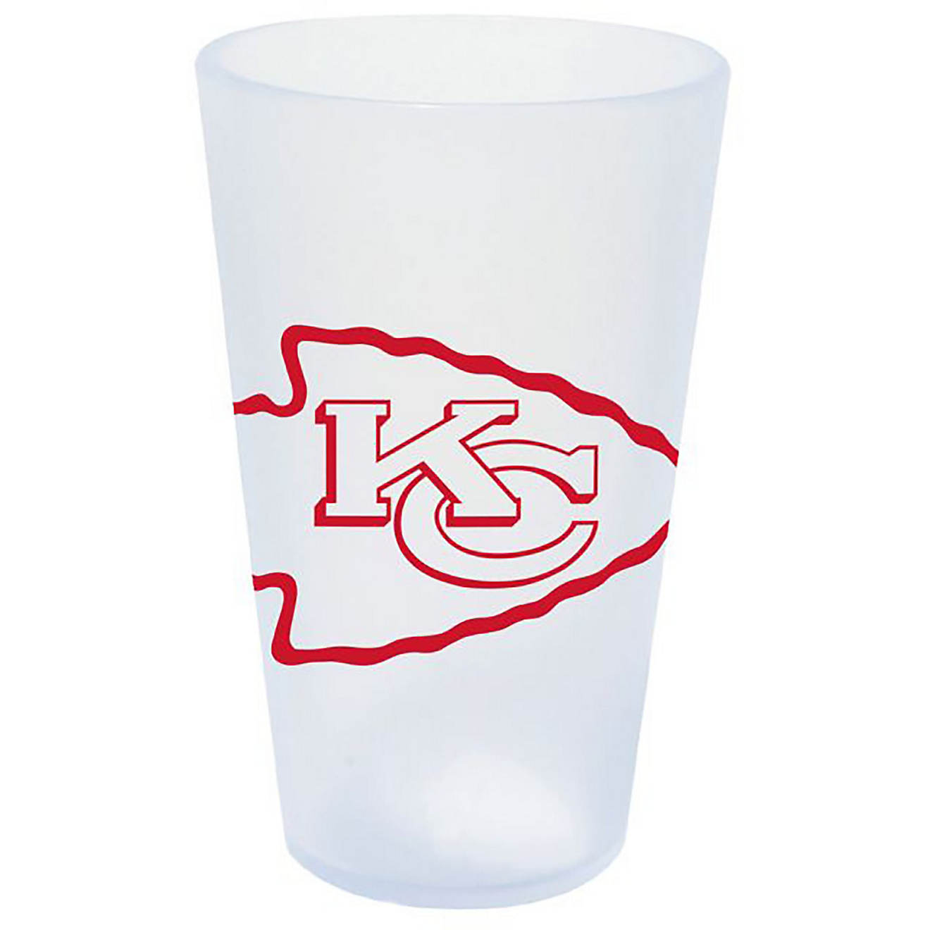 WinCraft Kansas City Chiefs Ice Silicone Pint Glass