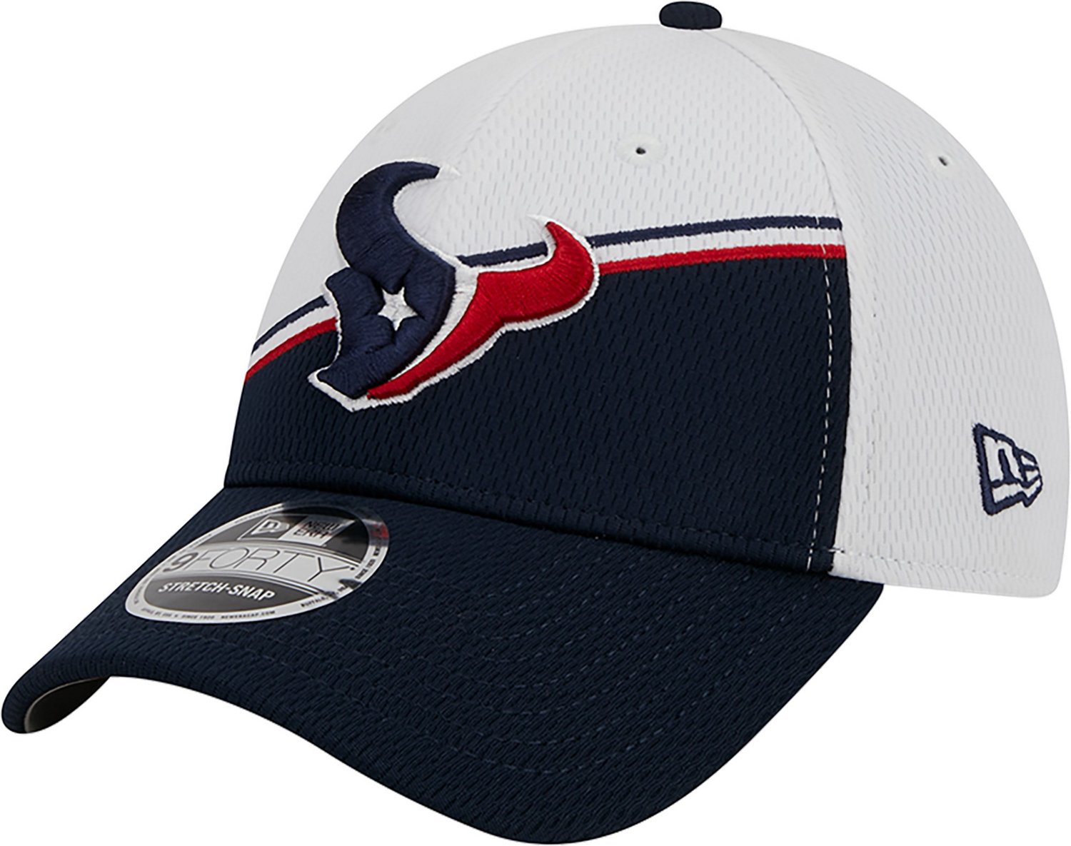 New Era Men's Houston Texans 2023 Sideline Stretch Snapback 9FORTY Cap