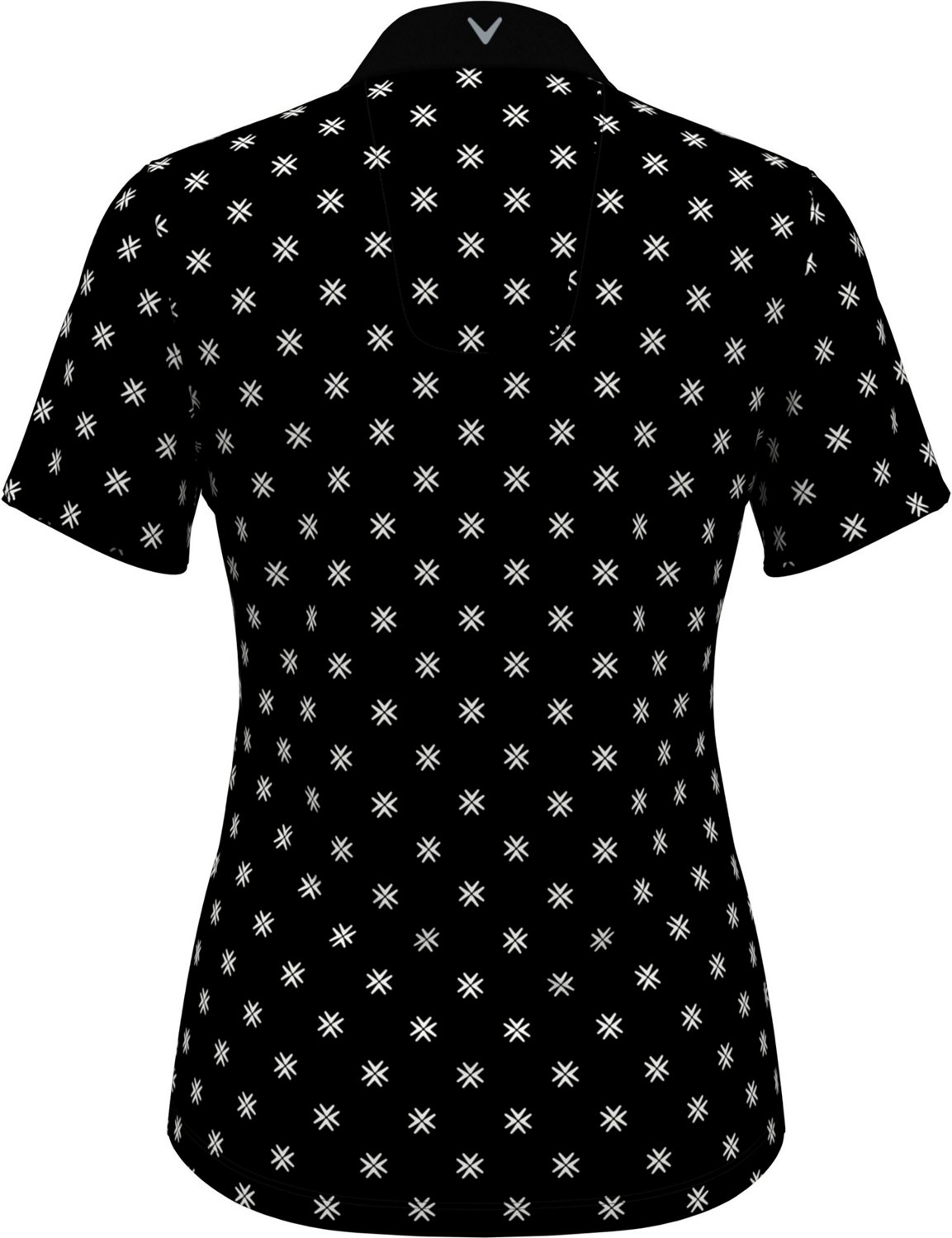 Callaway Women's Printed Trademark Long Sleeve Polo Golf Shirt                                                                   - view number 2
