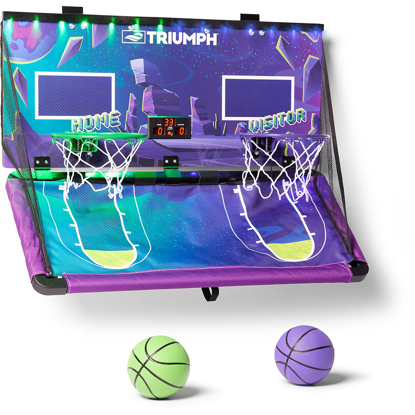 Triumph Arcade Adventures Over-the-Door LED Basketball Hoop                                                                      - view number 1