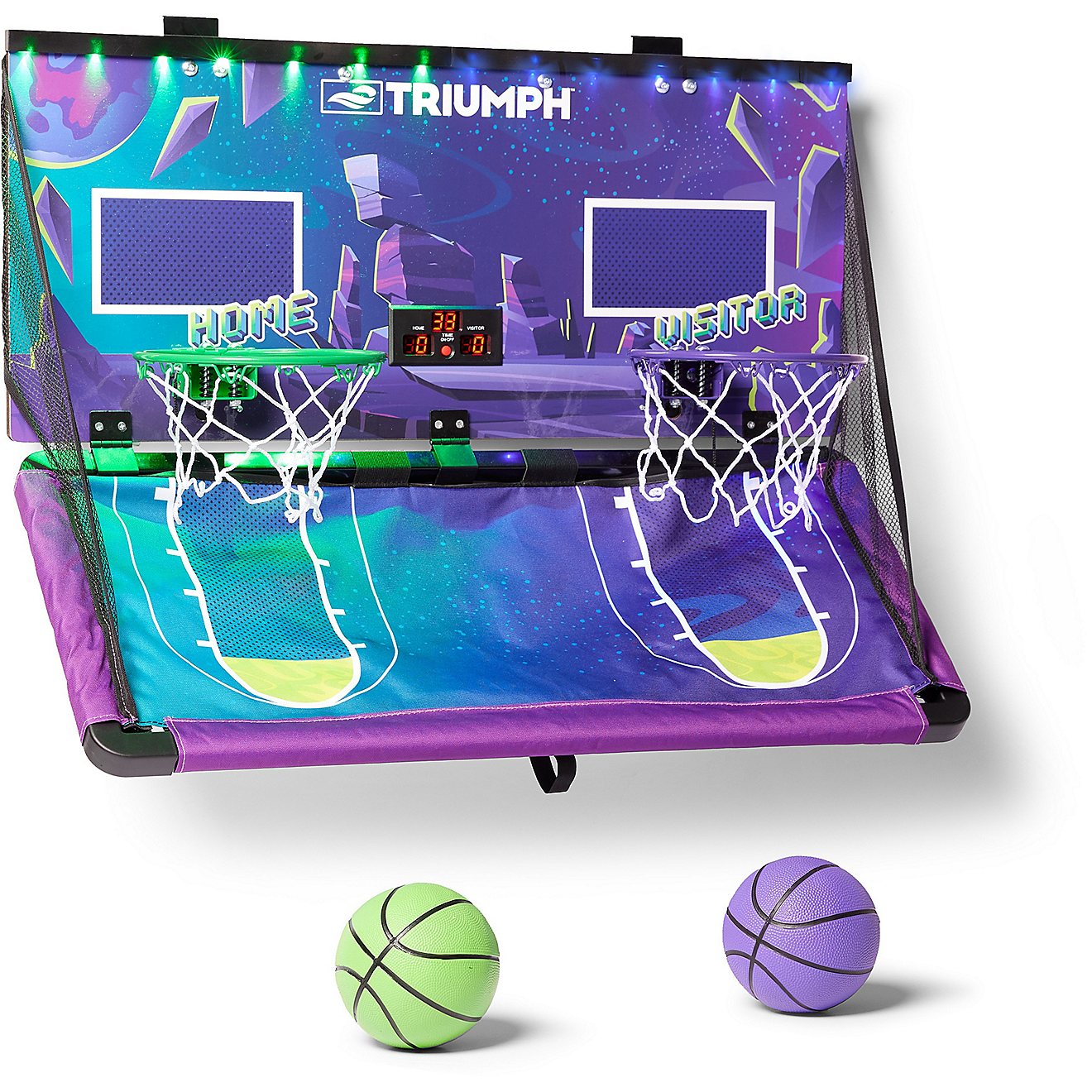 Triumph Arcade Adventures Over-the-Door LED Basketball Hoop                                                                      - view number 1