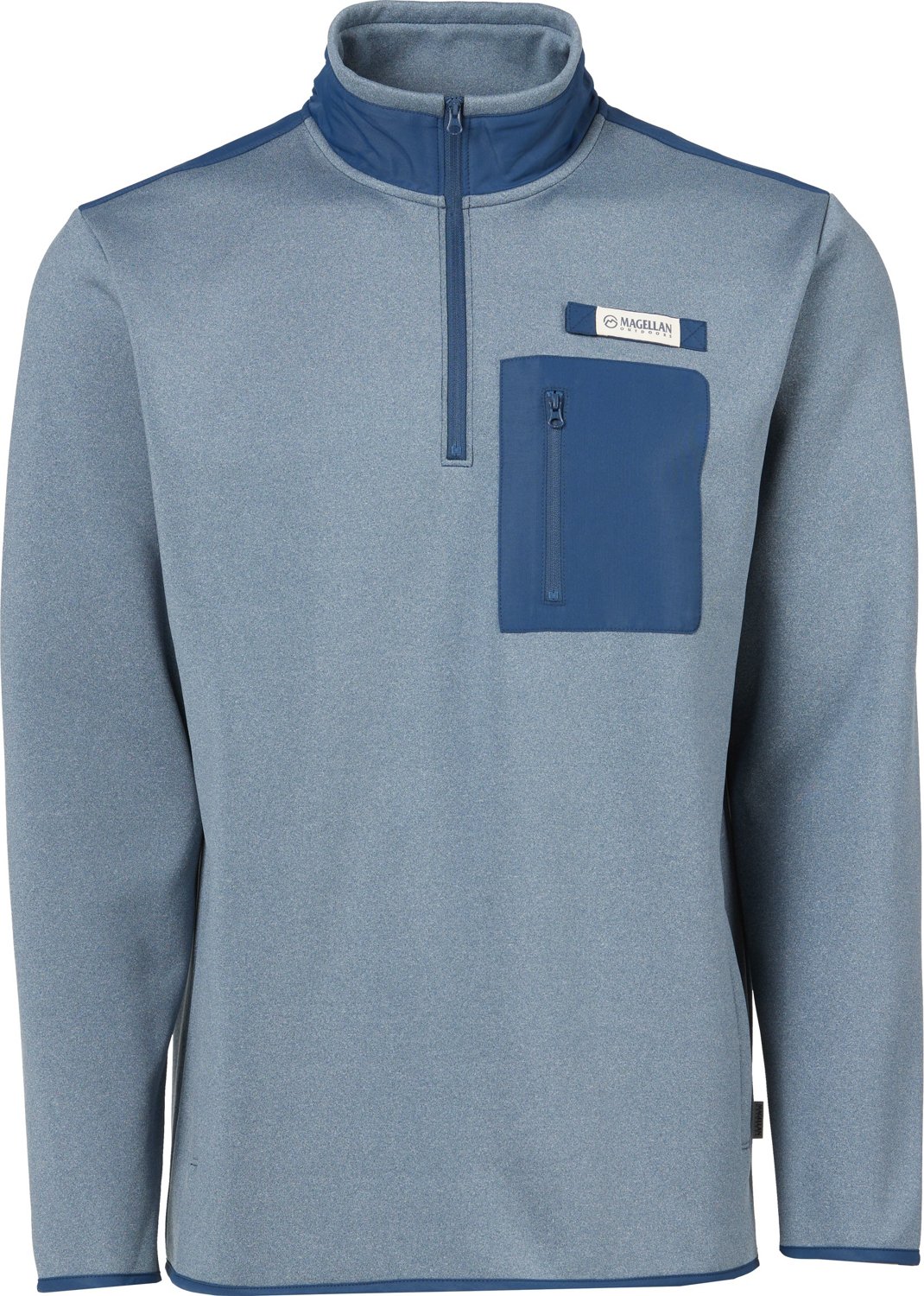 Magellan Outdoors Men's Overcast Fleece Long Sleeve 1/4 Zip Sweatshirt