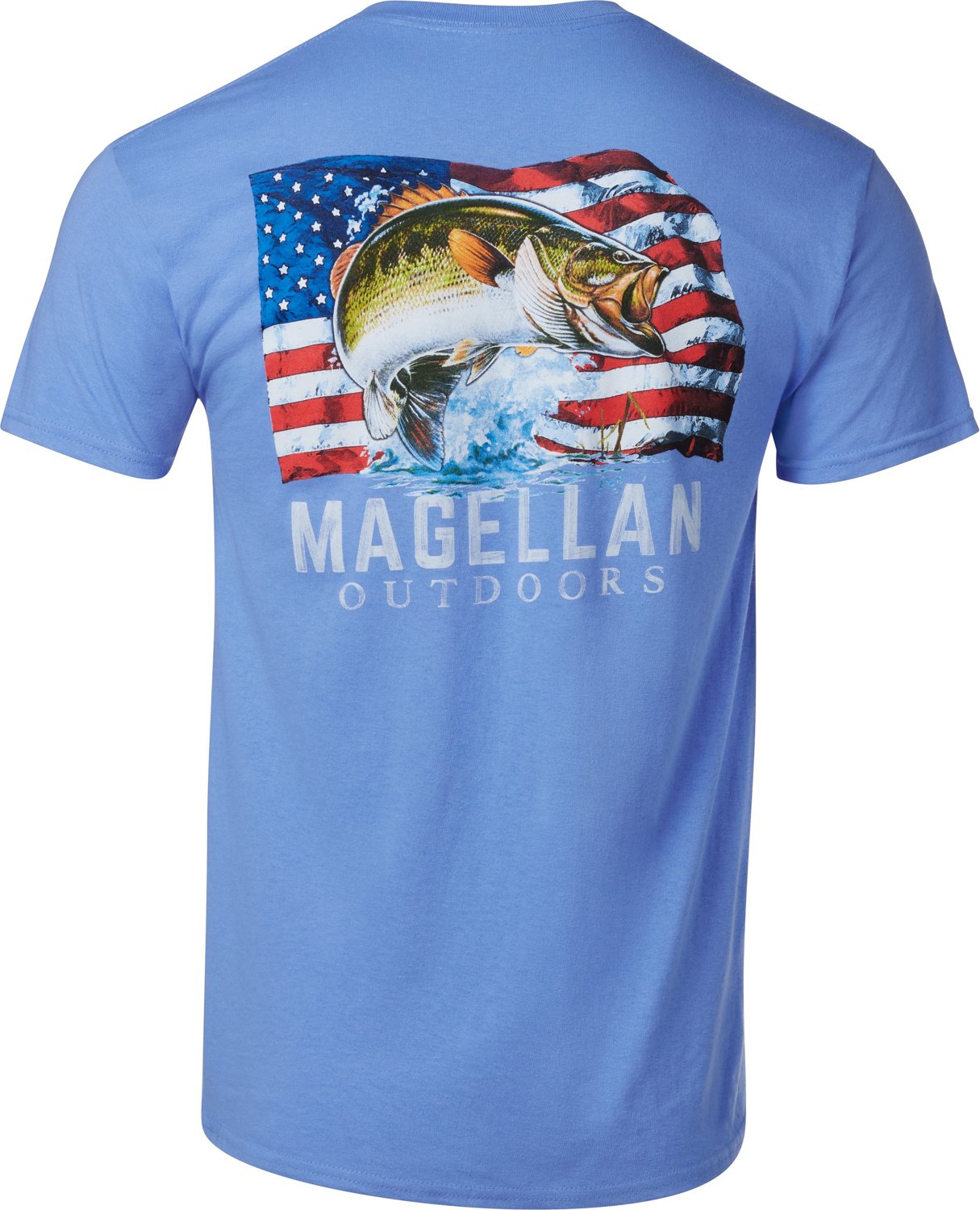 Magellan Outdoors Men's Bass Flag T-shirt - view number 1
