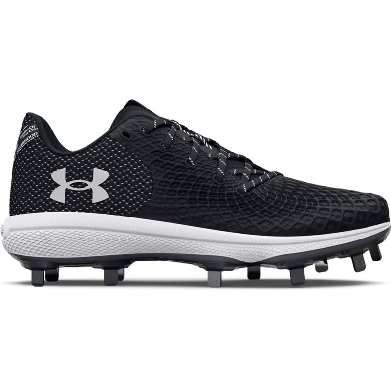 Under Armour Women's Glyde 2.0 Metal Softball Cleats Black/Silver, 7.5 - Women's Softball at Academy Sports