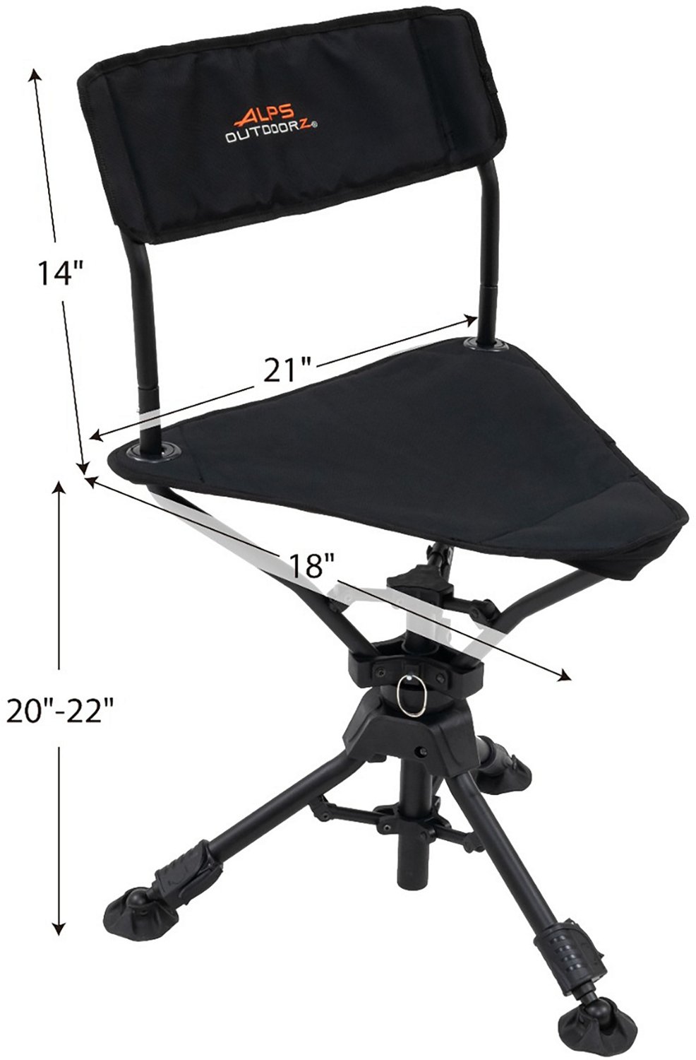 ALPS Outdoorz Triad Swivel Stool                                                                                                 - view number 4