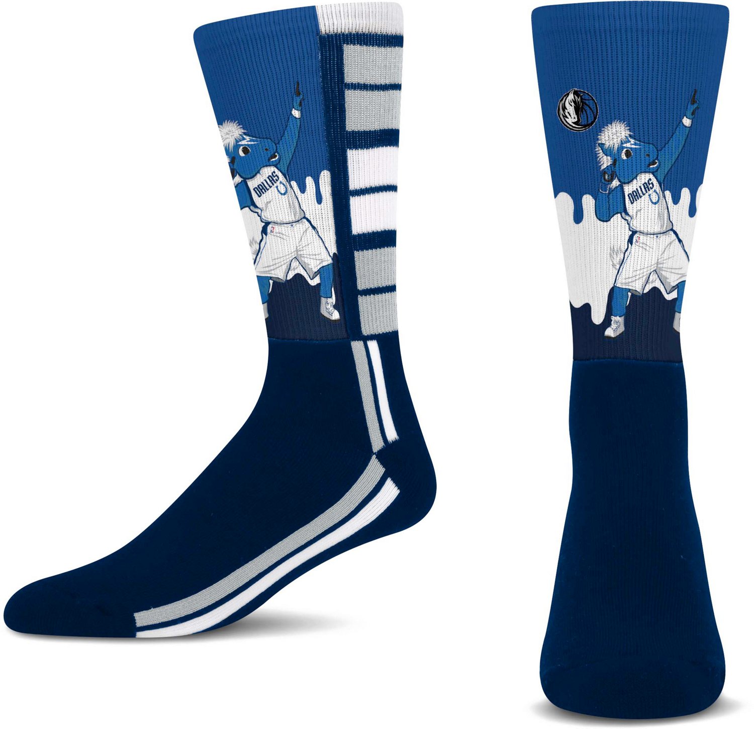 FBF Originals Youth Dallas Mavericks Mascot Drip Socks | Academy