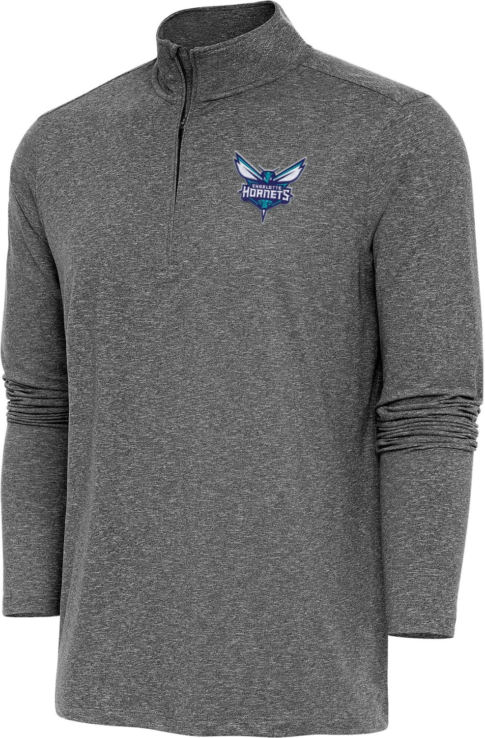 Antigua Men's Charlotte Hornets Hunk 1/4-Zip Pullover | Academy