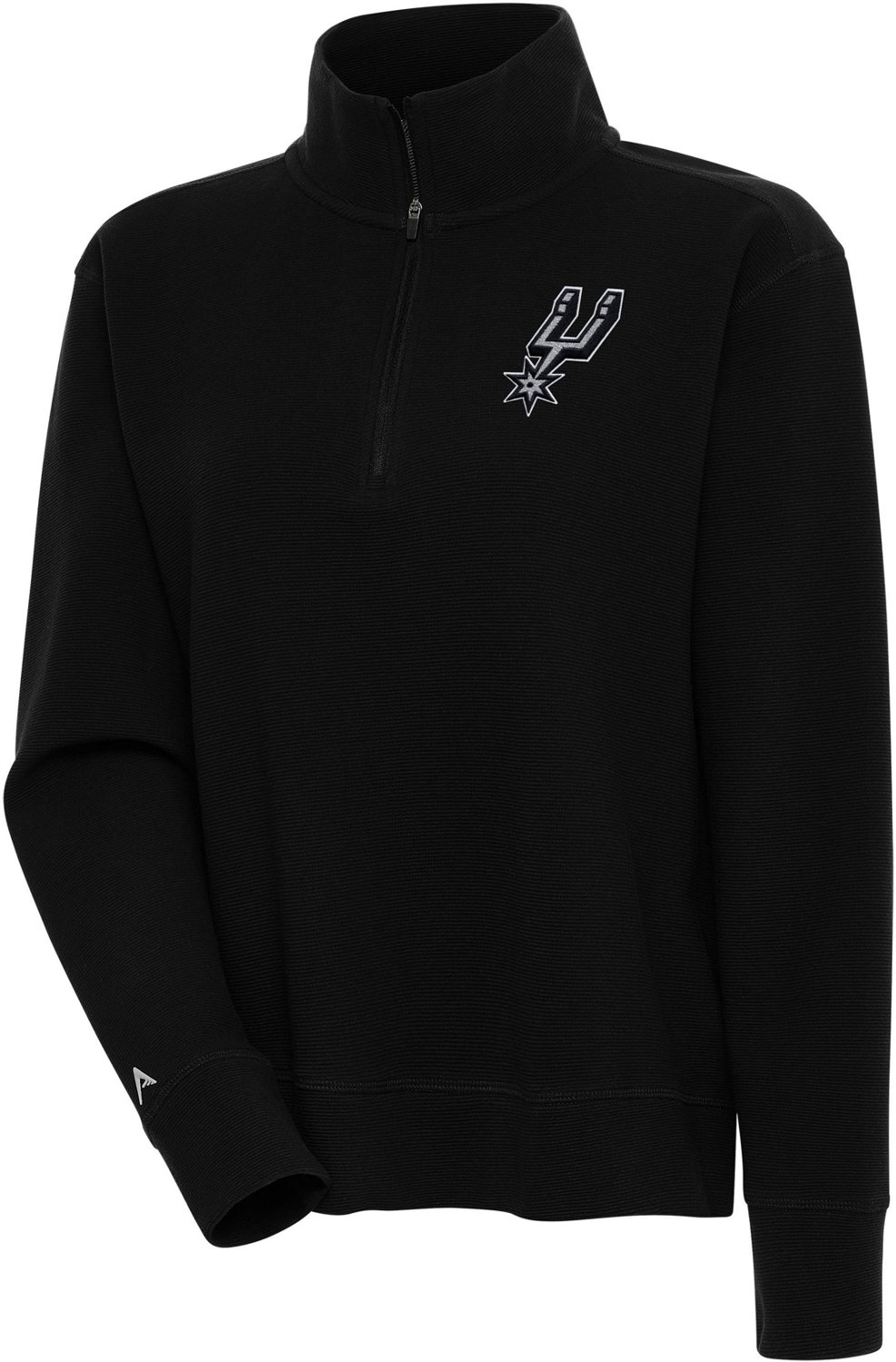 Antigua Women's San Antonio Spurs Portal 1/4-Zip Pullover