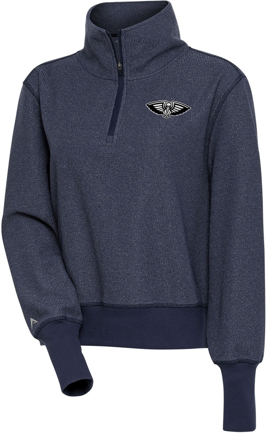 Antigua Women's New Orleans Pelicans Upgrade 1/2-Zip Pullover