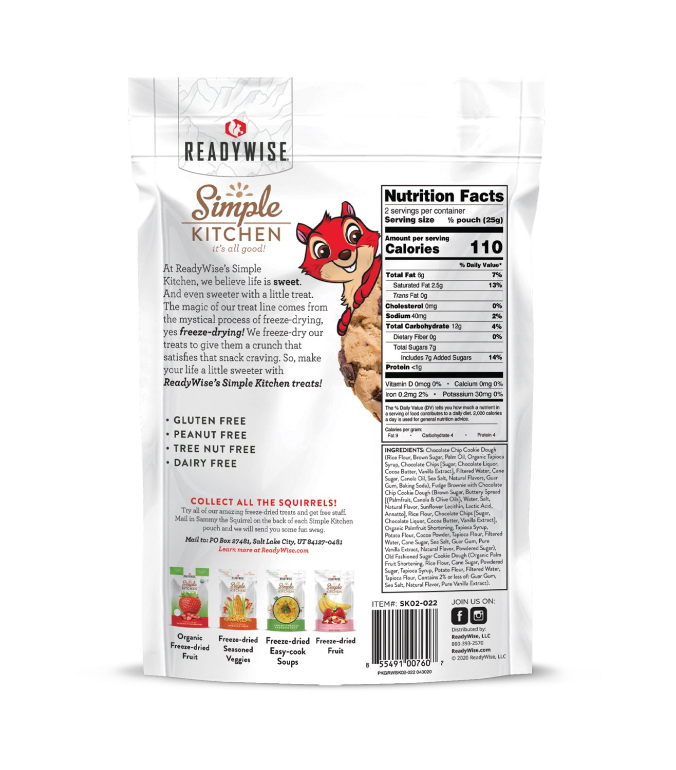 ReadyWise Simple Kitchen Cookie Dough Medley 6-Pack                                                                              - view number 2