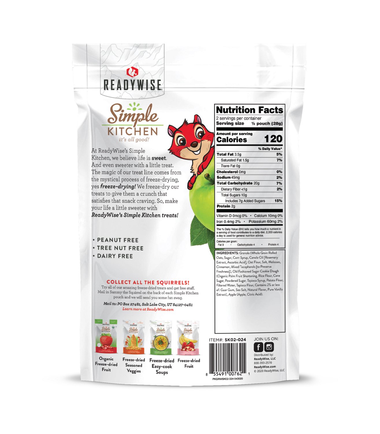 ReadyWise Simple Kitchen Old Fashioned Apple Crisp Bites 6-Pack                                                                  - view number 2