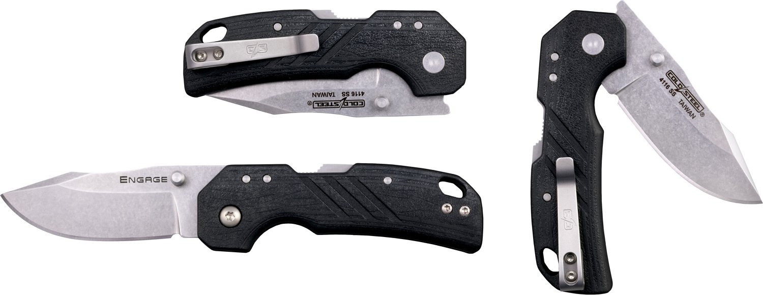 Cold Steel Engage Clip Point Folding Knife                                                                                       - view number 1