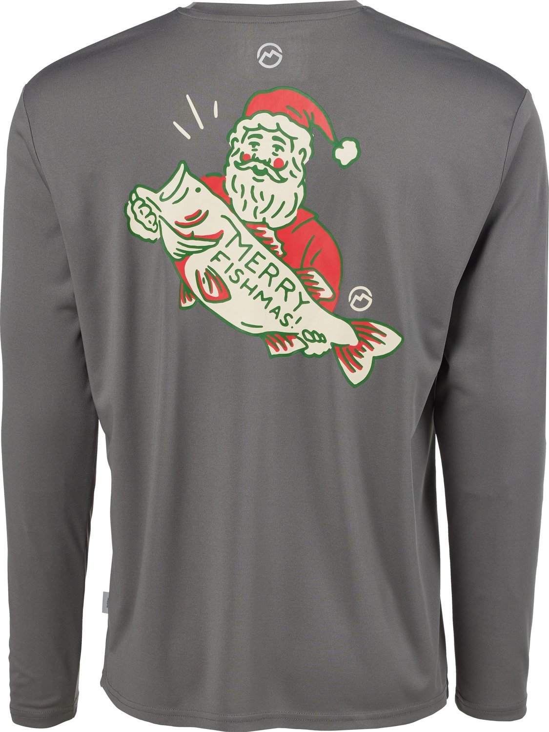 Magellan Outdoors Men's Holiday Merry Fishmas Long Sleeve T-shirt