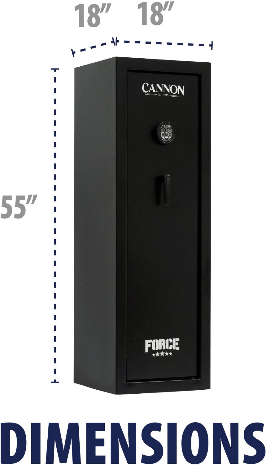 Cannon Safe Force Fireproof 18 Gun Safe Academy