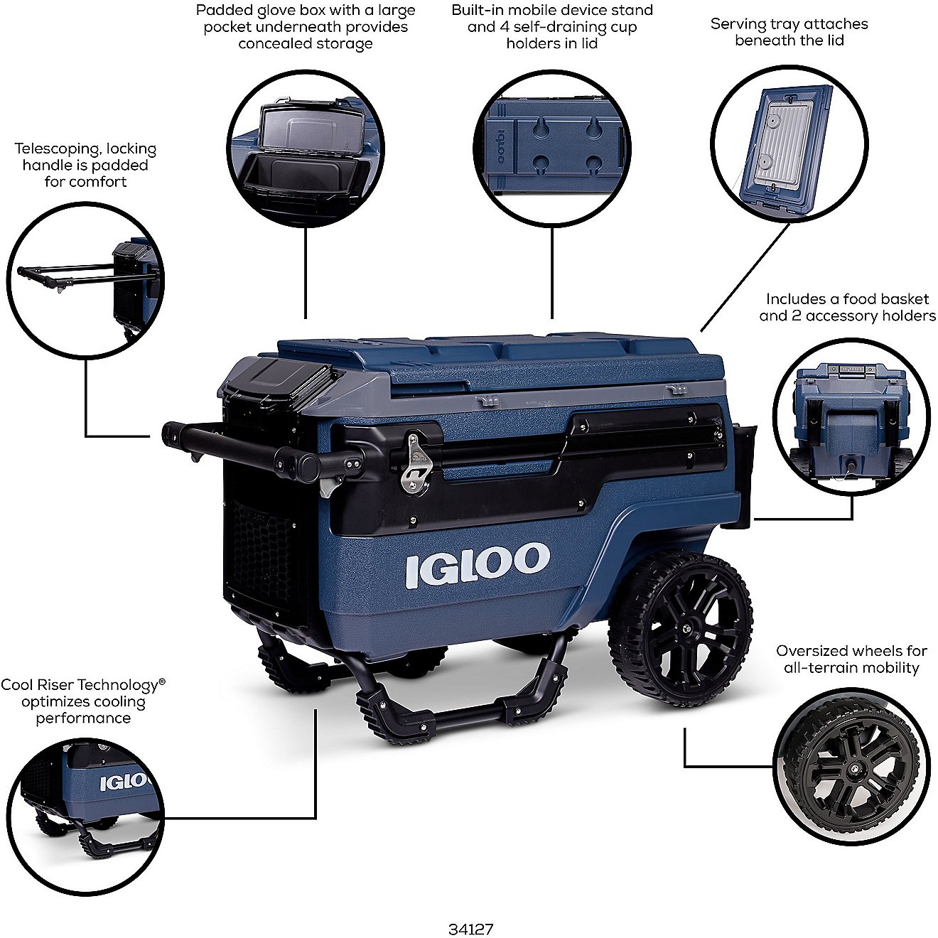 Igloo Trailmate™ Journey 70 qt. All-Terrain Cooler                                                                             - view number 2