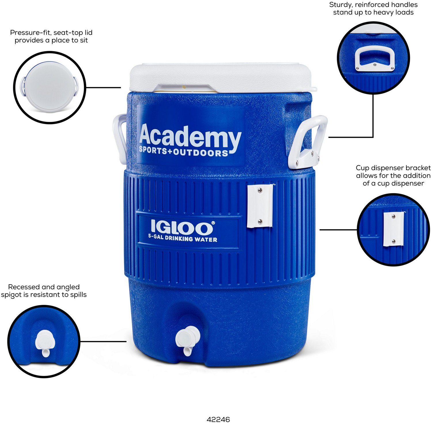 Academy Sports + Outdoors 2-Gallon Pail