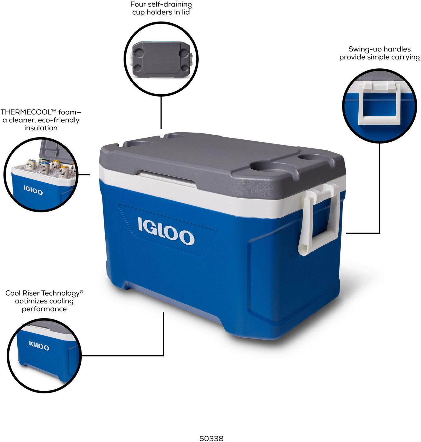 Igloo Sportsman Latitude 52 qt Cooler