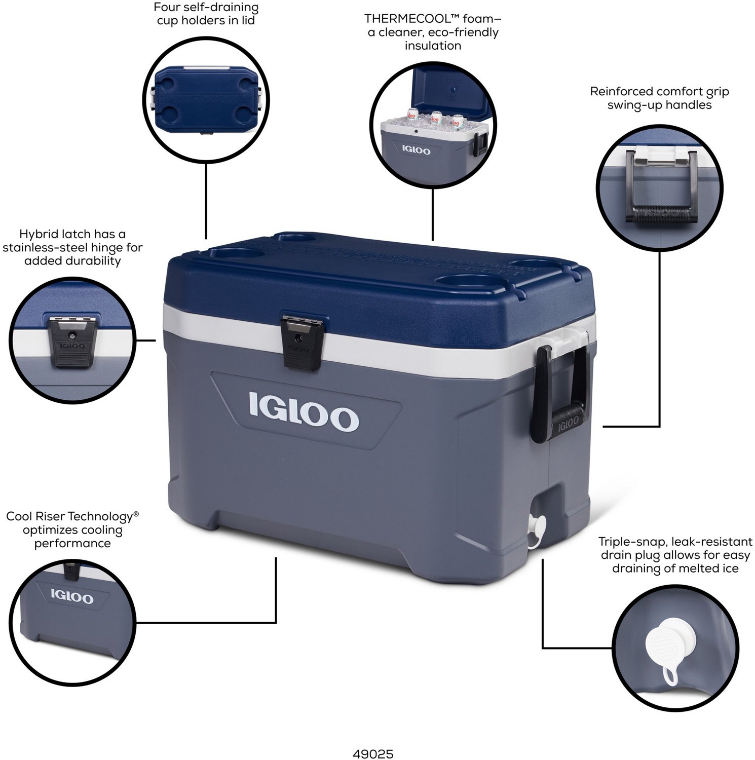 Igloo MaxCold Latitude 54-Quart Cooler