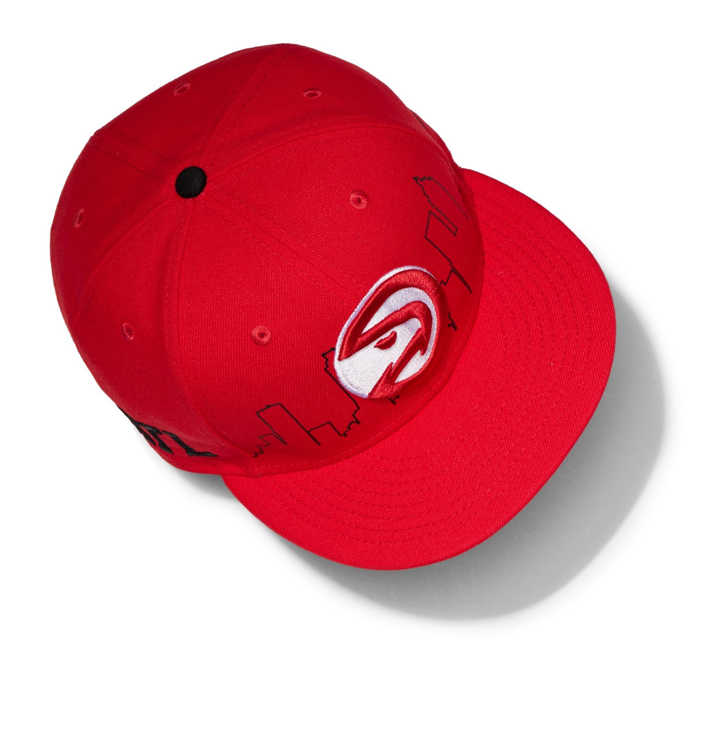 New Era Adults' Atlanta Hawks 9FIFTY DL City Scape Snap Cap - view number 2
