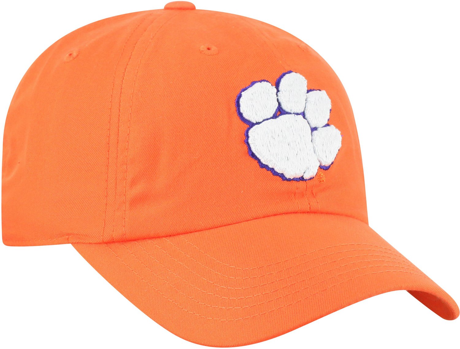 Top of the World Clemson Tigers Primary Logo Staple Adjustable Hat                                                               - view number 3