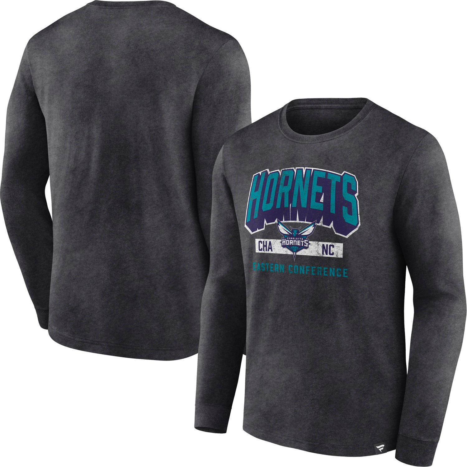 Fanatics Men s Charlotte Hornets Front Court Press Long Sleeve T shirt Academy