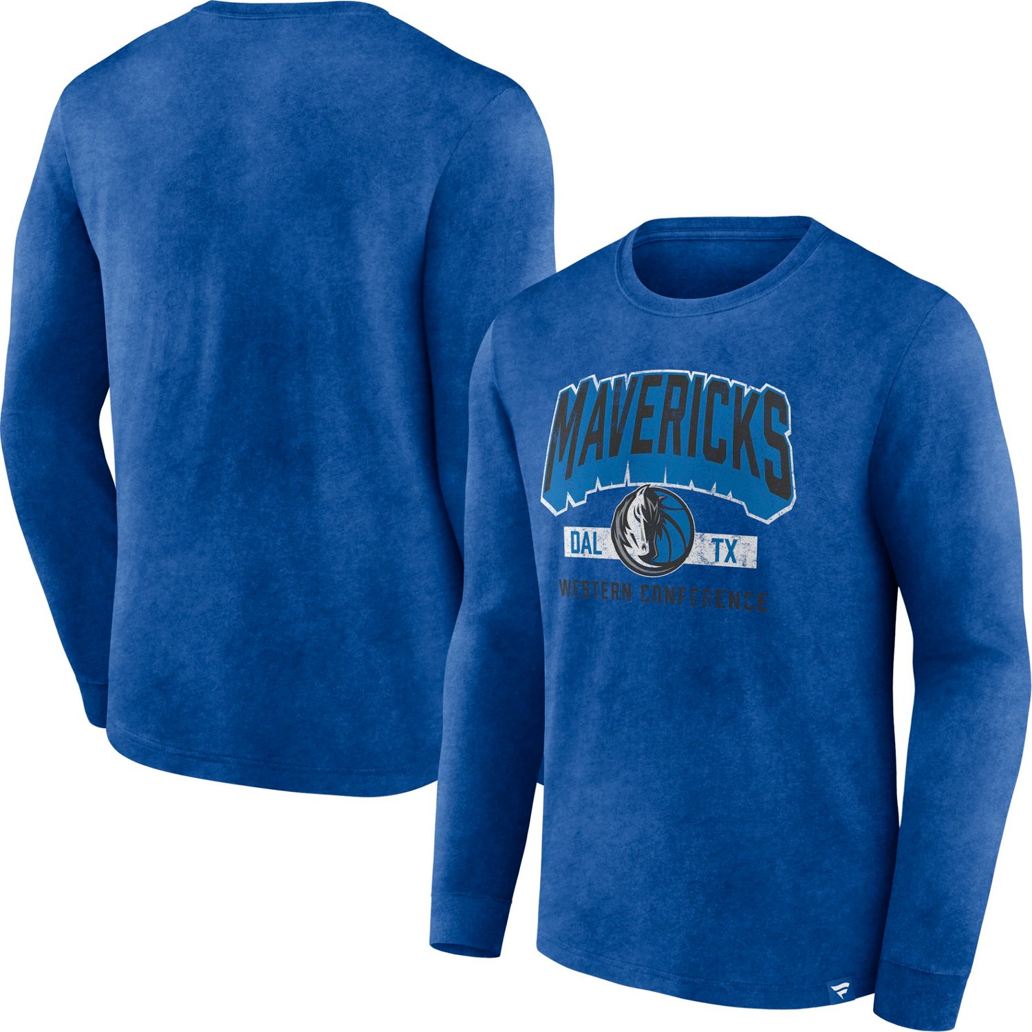 Fanatics Men's Dallas Mavericks Front Court Press Long Sleeve T-shirt - view number 3