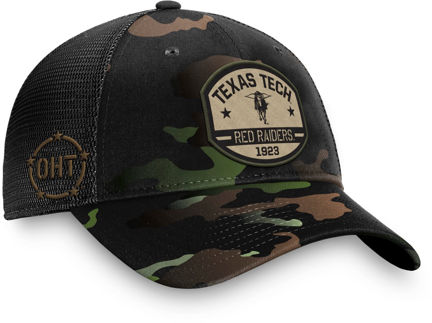Top of the World Men's Texas Tech University OHT Structured Meshback Snapback Cap - view number 3