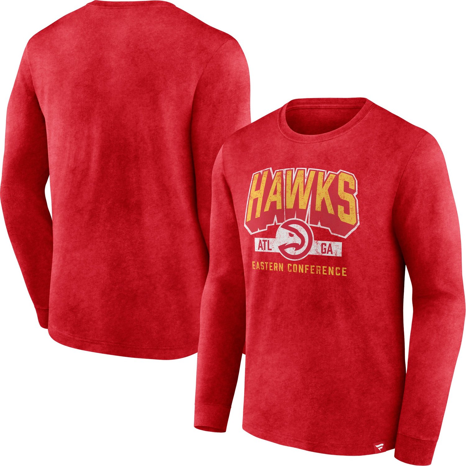 Fanatics Men's Atlanta Hawks Front Court Press Long Sleeve T-shirt - view number 3