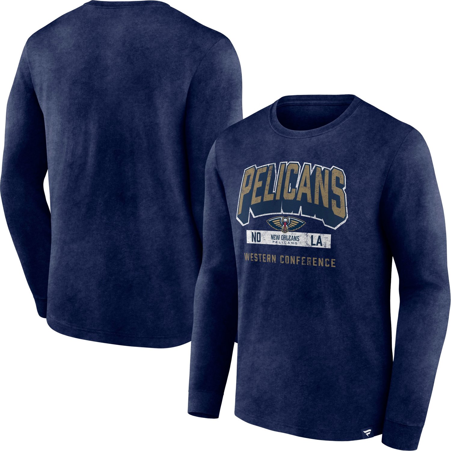 Fanatics Men's New Orleans Pelicans Front Court Press Long Sleeve T-shirt - view number 3