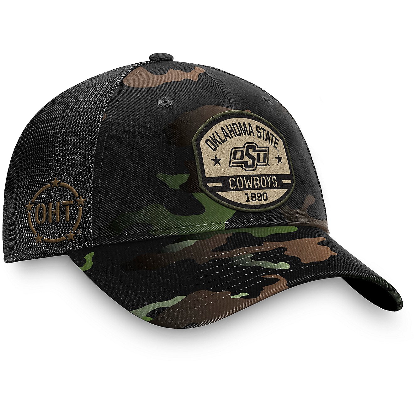 Top of the World Men's Oklahoma State University OHT Structured Meshback Snapback Cap                                            - view number 3