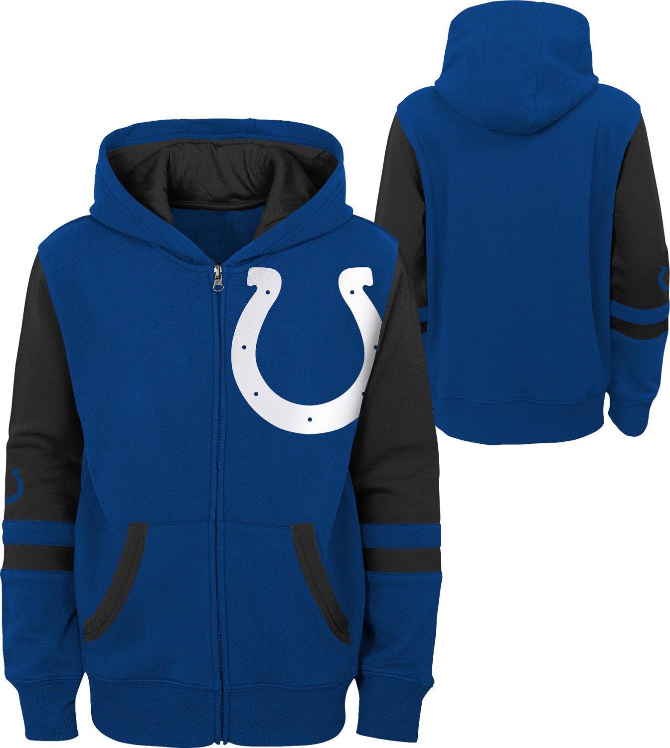 Outerstuff Boys' Indianapolis Colts Stadium Full-Zip Fleece Hoodie - view number 3