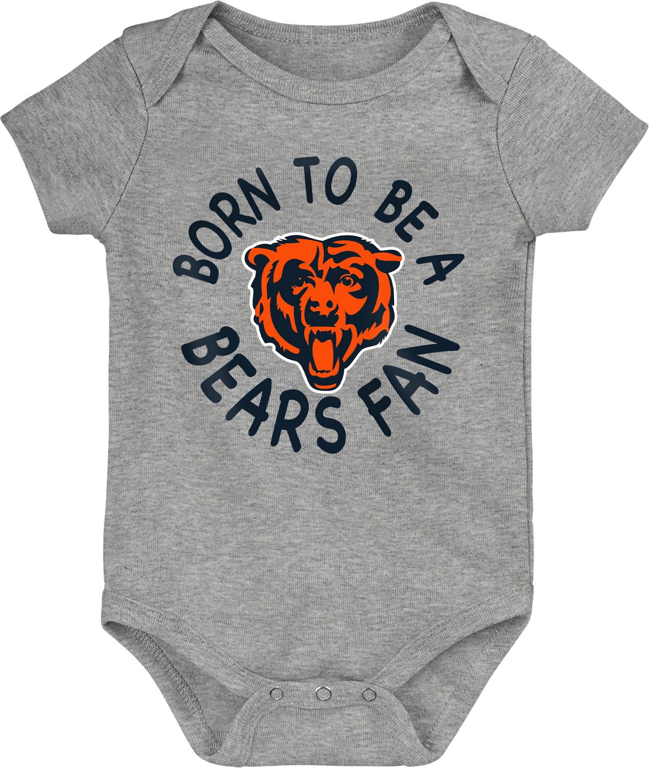 Outerstuff Infants' Chicago Bears Born to Be 3-Piece Creeper Onesie Set - view number 4