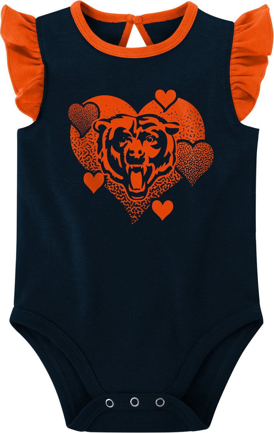 Outerstuff Infants' Chicago Bears Spread the Love 2-Piece Creeper Onesie Set - view number 4