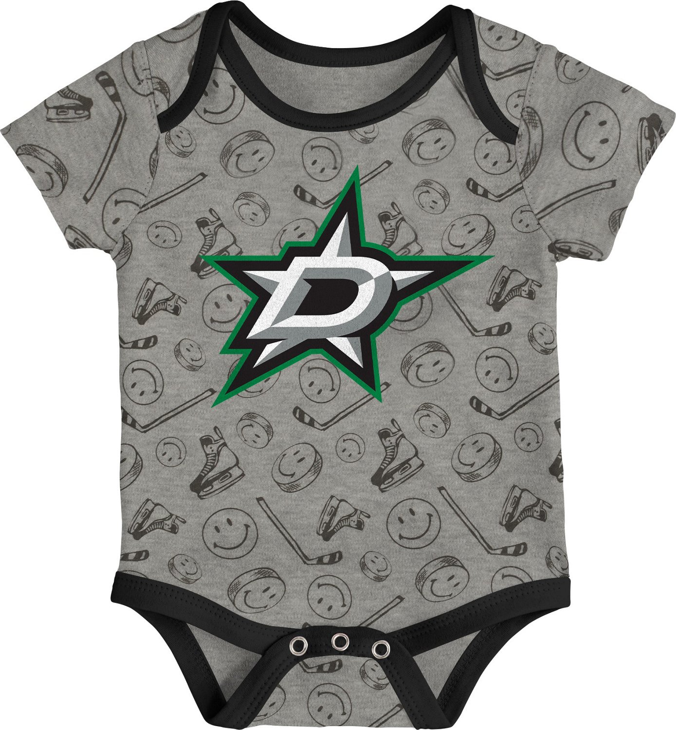 Outerstuff Infants' Dallas Stars Full Strength Creeper Set                                                                       - view number 3