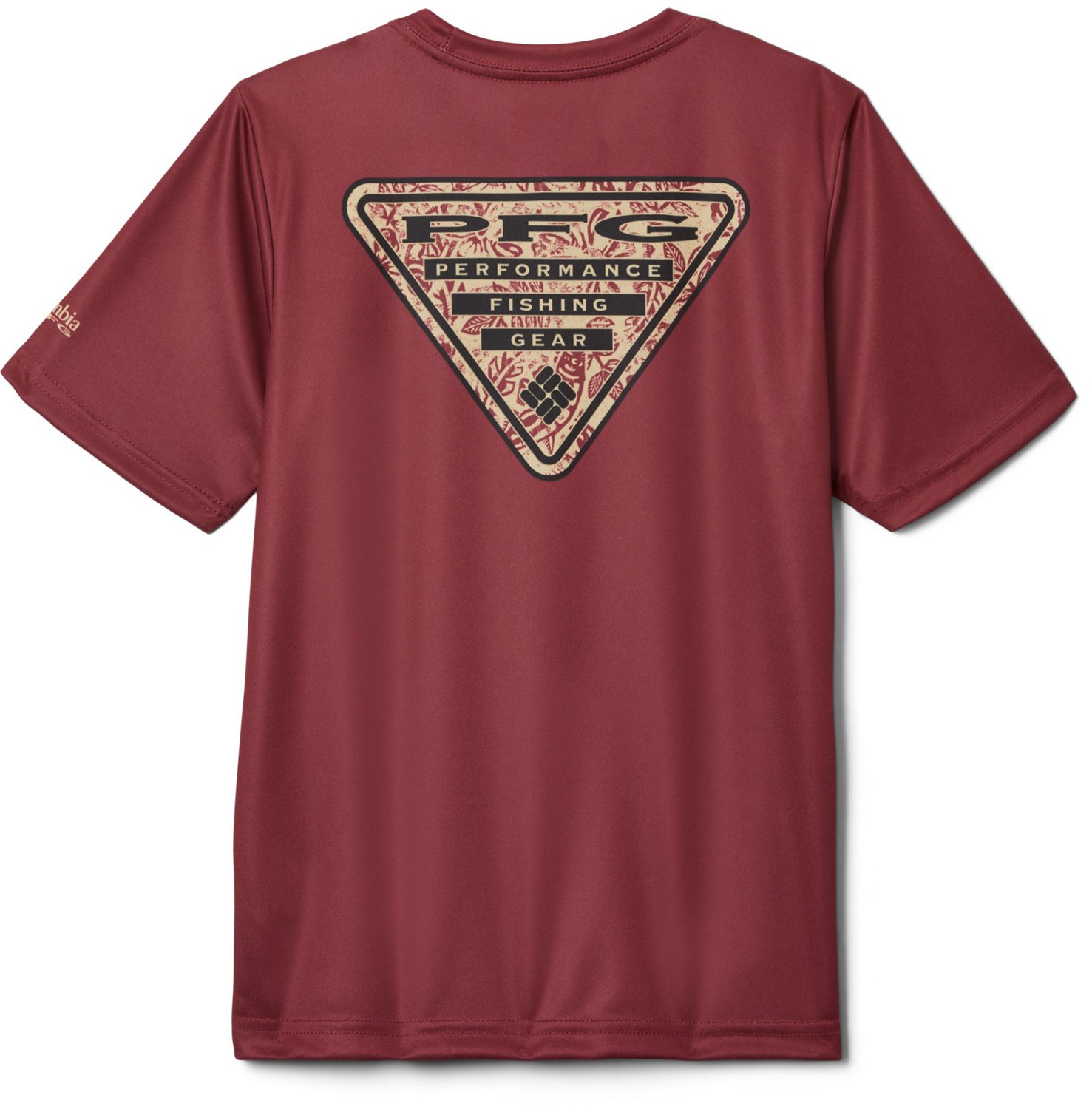Columbia Sportswear Youth Florida State University Terminal Tackle Short Sleeve Shirt