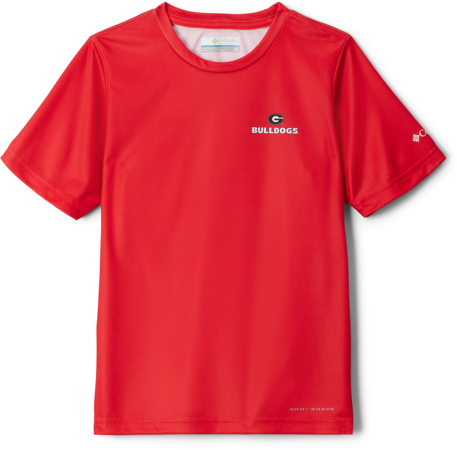 Columbia Sportswear Youth University of Georgia Flag Terminal Tackle T-shirt - view number 2