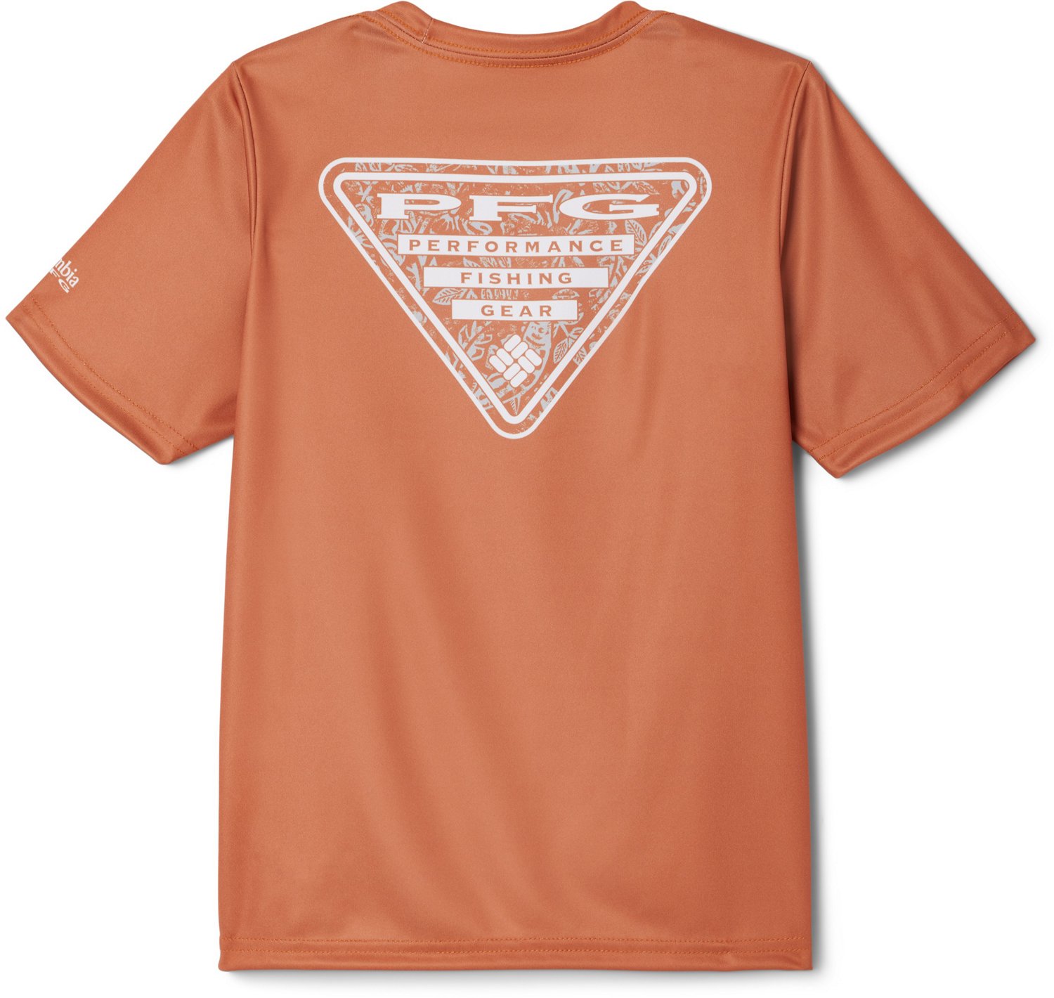 Columbia Sportswear Youth University of Texas Terminal Tackle Short Sleeve  Shirt.