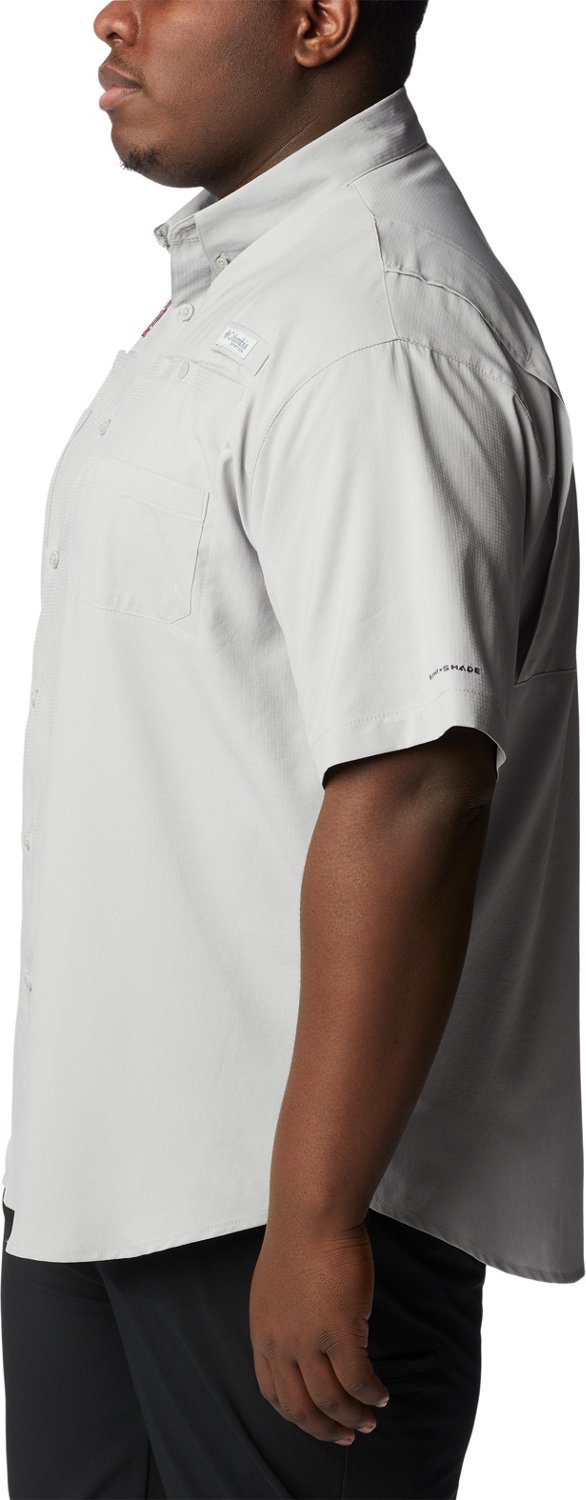 Columbia Sports Men's Texas A&M University Tamiami Short Sleeve Fishing Shirt                                                    - view number 3