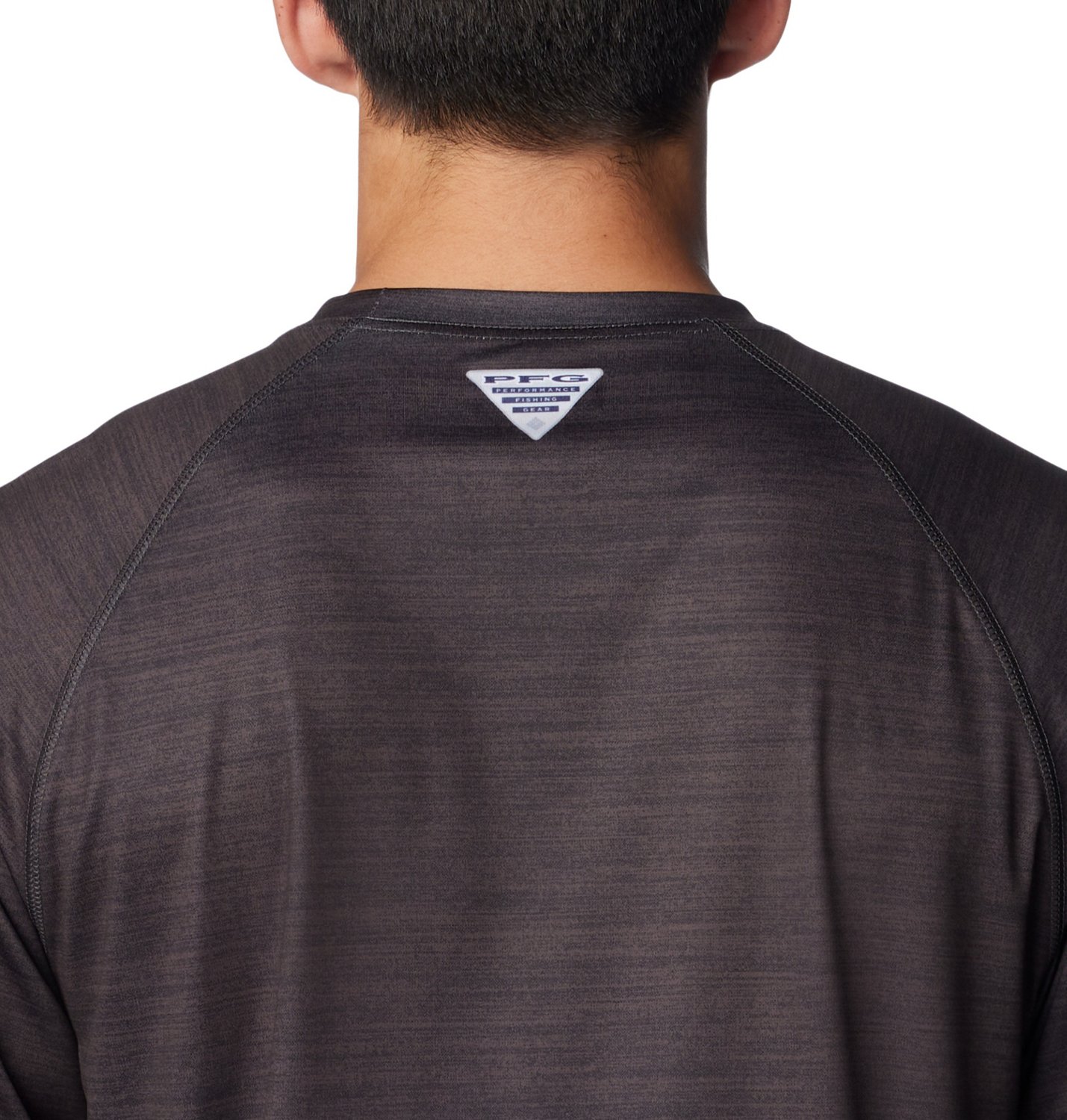 Columbia Sportswear Men's University of Georgia PFG Terminal Tackle Heather Long Sleeve Shirt - view number 5