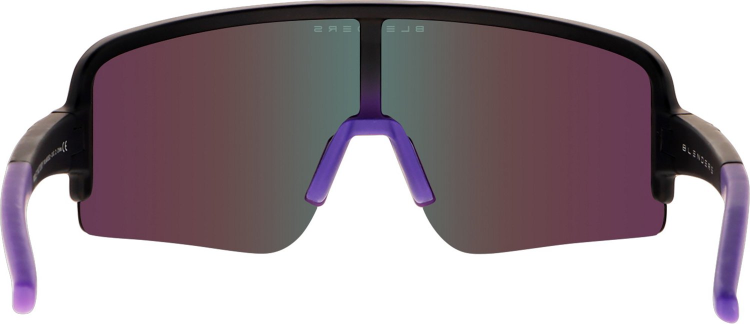 Blenders Eyewear Eclipse Polarized Sunglasses Wrap-Around Lens 100